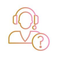 Help Request Icon Design vector