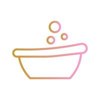 Bubble Bath Icon Design vector