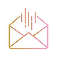 Mail Sorting Icon Design vector