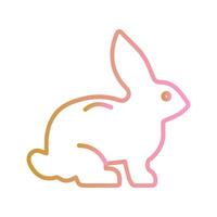 Rabbit Icon Design vector