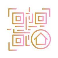 QR Code Menu Icon Design vector