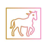Pin the Tail Game Icon Design vector