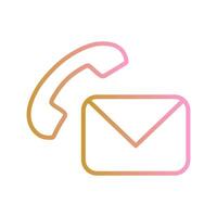Support Email Icon Design vector