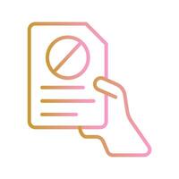 Resignation Icon Design vector