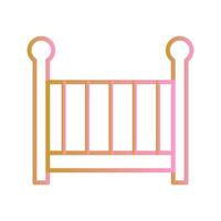 Nursery Cots Icon Design vector