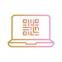 QR Code Scanner App Icon Design vector