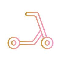 Kick Scooter Icon Design vector