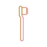 Tiny Toothbrush Icon Design vector