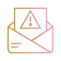 Spam Filter Icon Design vector