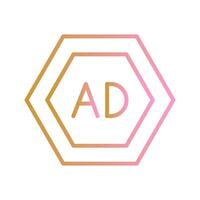 Ad Blocker Icon Design vector