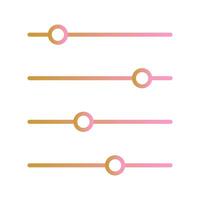 Filtering Icon Design vector