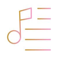 Party Playlist Icon Design vector