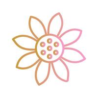 Sunflower Symbol Icon Design vector