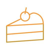 Cake Slice Icon Design vector
