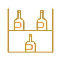 Wine Rack Icon Design vector