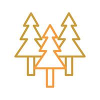 Evergreen Tree Icon Design vector