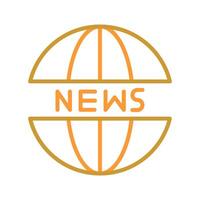 News Website Icon Design vector