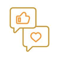 User Feedback Icon Design vector