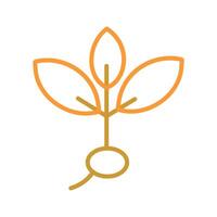 Seedling Icon Design vector
