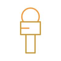 Journalism Tools Icon Design vector