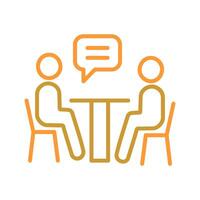 News Interview Icon Design vector
