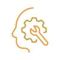 Problem Resolution Icon Design vector