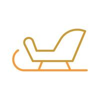 Sleigh Icon Design vector