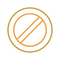 Forbidden Icon Design vector