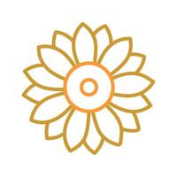 Floral Arrangement Icon Design vector