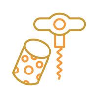 Wine Cork Icon Design vector