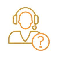 Help Request Icon Design vector