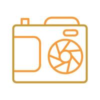 Camera Lenses Icon Design vector