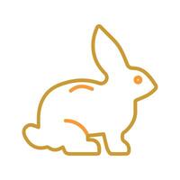 Rabbit Icon Design vector