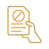 Resignation Icon Design vector