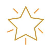 Glowing Star Icon Design vector