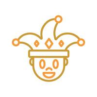 Clown Icon Design vector