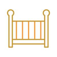 Nursery Cots Icon Design vector