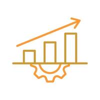 Performance Metrics Icon Design vector