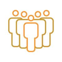 Diversity and Inclusion Icon Design vector