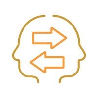 Knowledge Sharing Icon Design vector