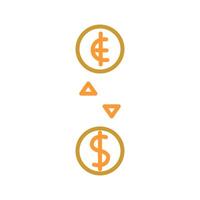 Currency Exchange Icon Design vector