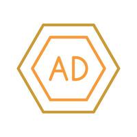 Ad Blocker Icon Design vector