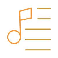 Party Playlist Icon Design vector