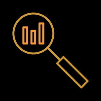 diseño de icono de análisis vector