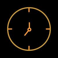 Clock Icon Design vector