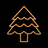 Christmas Tree Icon Design vector