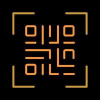 QR Code Generator Icon Design vector
