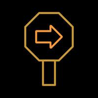 Right Arrow Icon Design vector