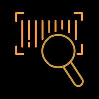 Barcode Database Icon Design vector