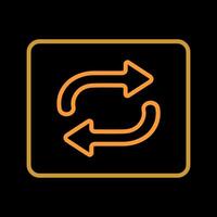 Repeat Button Icon Design vector